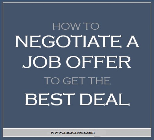 how to negotiate a job offer