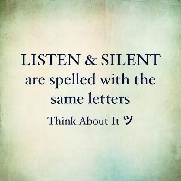 quote about listening